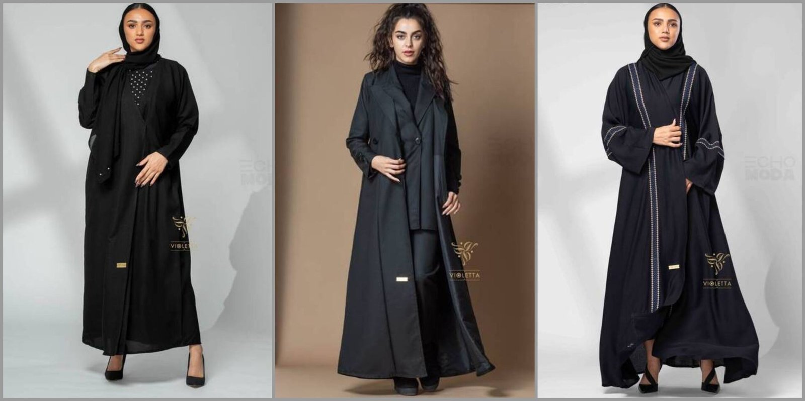 لإطلالة مميزة إخترنا لكي أحلى 20 عباية سوداء سعودية من عبايات فيوليتا الرائعه عبايات للسهرات والمناسبات خليجية محتشمة أنيقة وتصاميم جذابة مطرزة و سادة