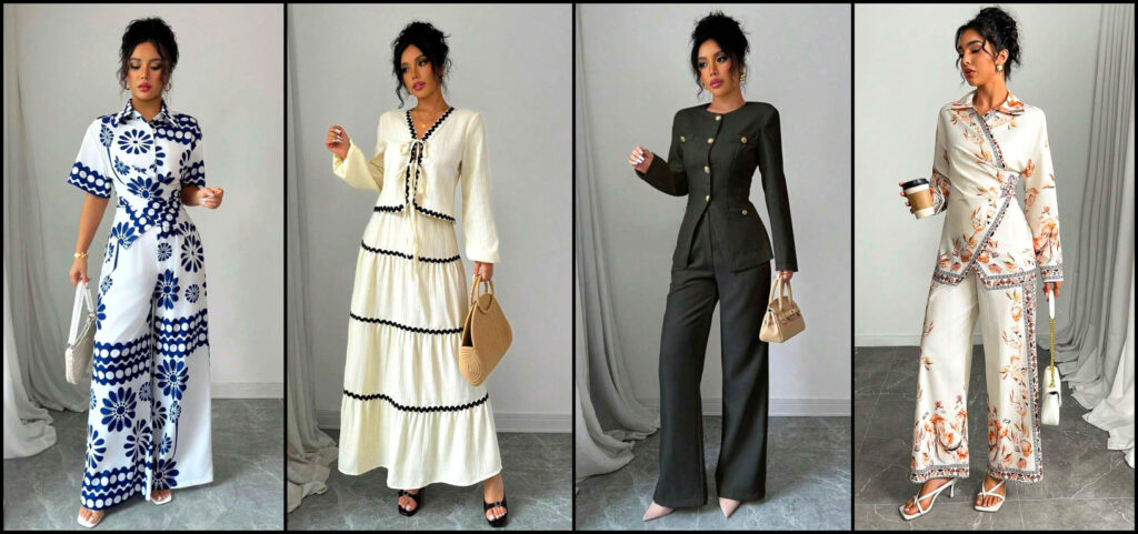 لإطلالة عصرية مميزة إليكِ أحدث 25 طقم ملابس نسائي قطعتين منسق مكون من تنورة أو بنلطون وبلوزة أو قميص أو بليزر تناسب كلً من طلعاتك النهارية أو المناسبات الرسمية