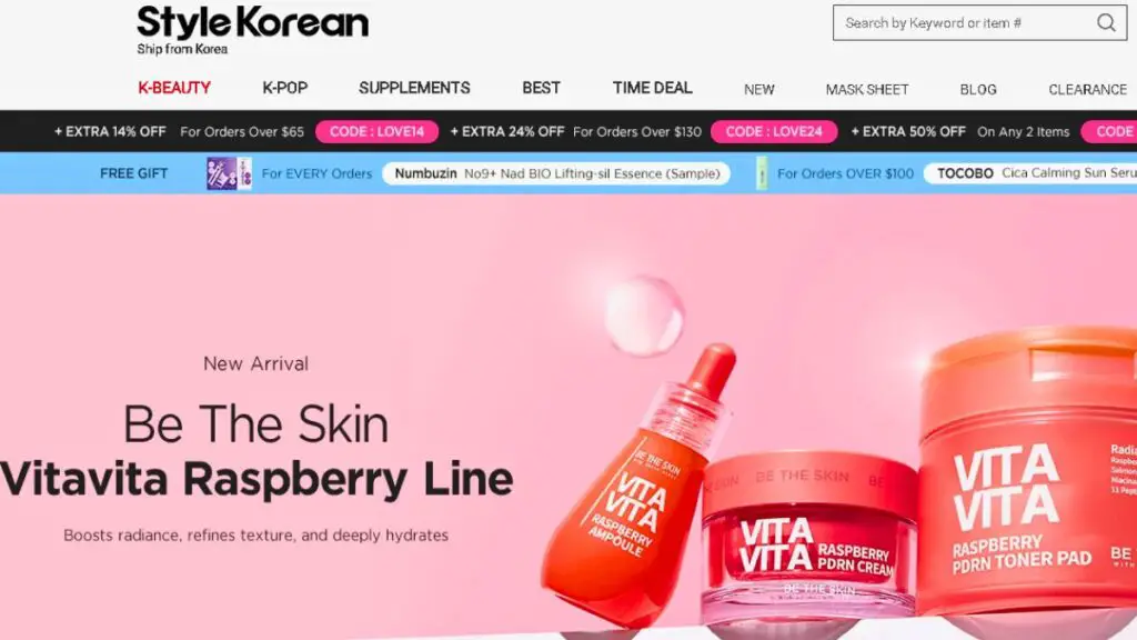 StyleKorean أفضل موقع منتجات كورية
